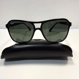Ray Ban Cats Sunglasses Vintage 80s Bausch & Lomb Black Nylon Frame France Retro